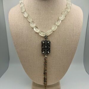 Elegant Crystal Pendant Necklace